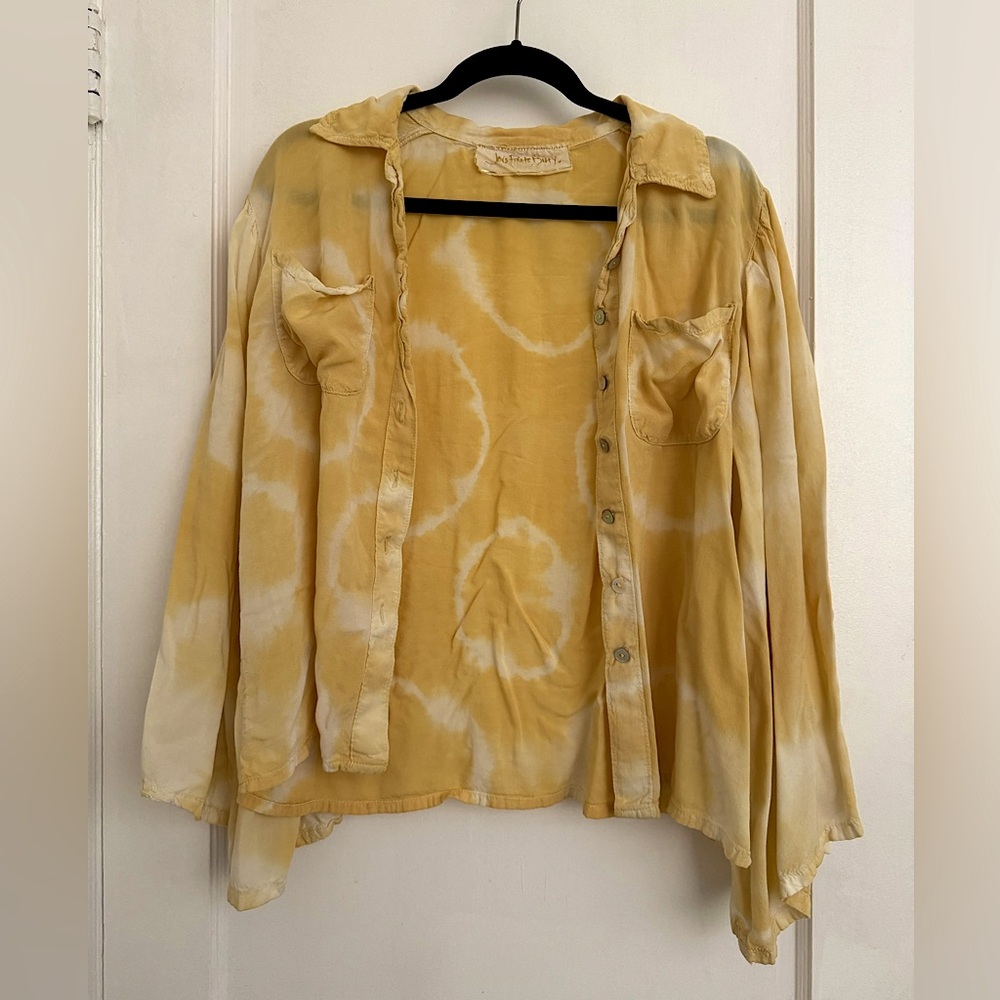 Jen’s Pirate Booty Tie Dye Button Up